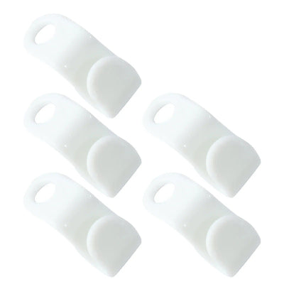 crochet cintre blanc double espace stockage