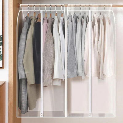 housse pour vêtement transparente 2 housses catégorisation habit facile