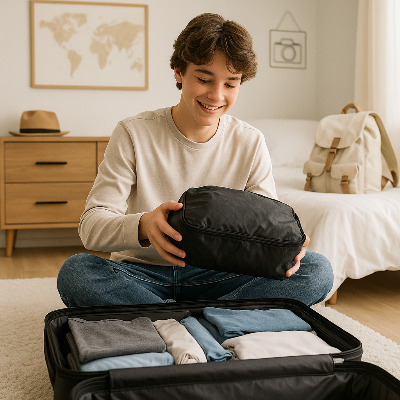 organisateur de valise adolescent prepare valise facilement colonie vacances