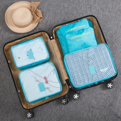 organisateur de valise bleu aide agencement catégorie habit simple