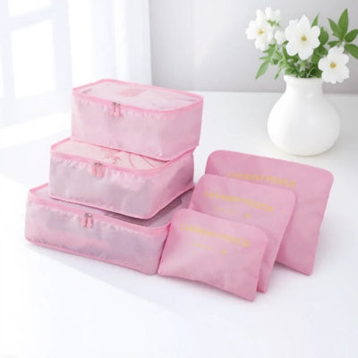 organisateur de valise rose gain de temps pose table fleur