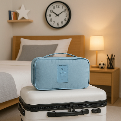 organisateur pour valise bleu clair ideal adolescente