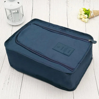 organisateur pour valise bleu marine zipe