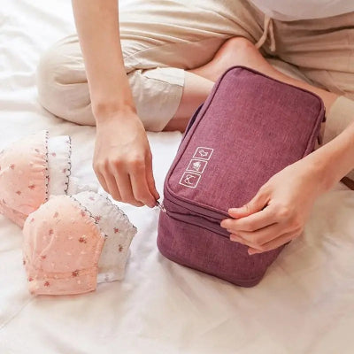 organisateur pour valise femme ouvre compartiment soutiens-gorge