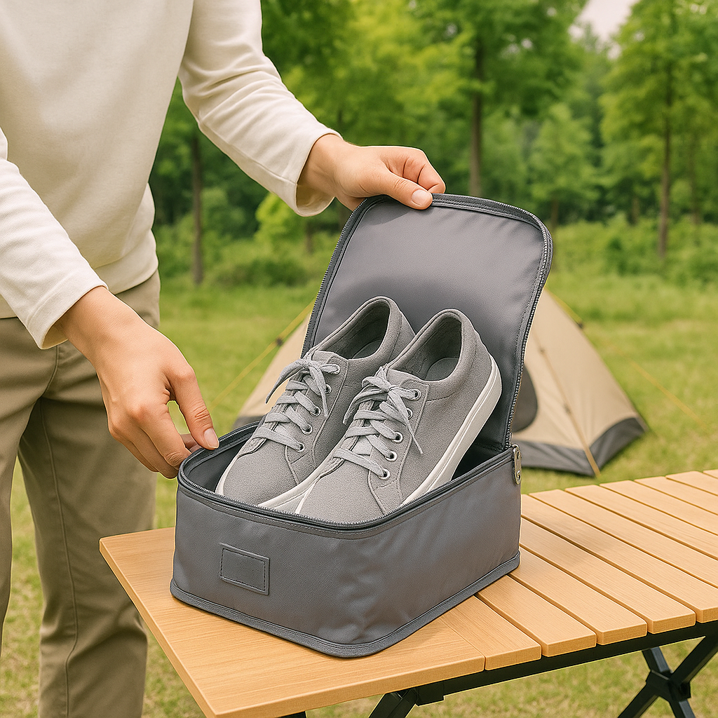organisateur pour valise homme camping sort basket