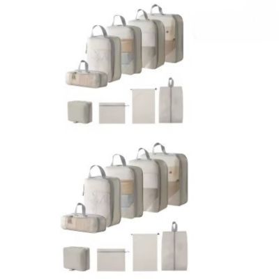 organisateur valise lot de 18 rangements de différentes tailles