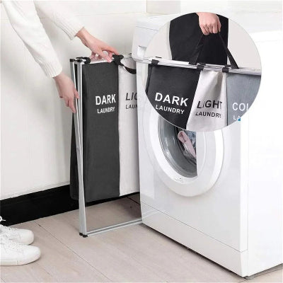 panier à linge pliable glisser a cote machine a laver