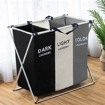 panier a linge rangement facile linge sale avant machine