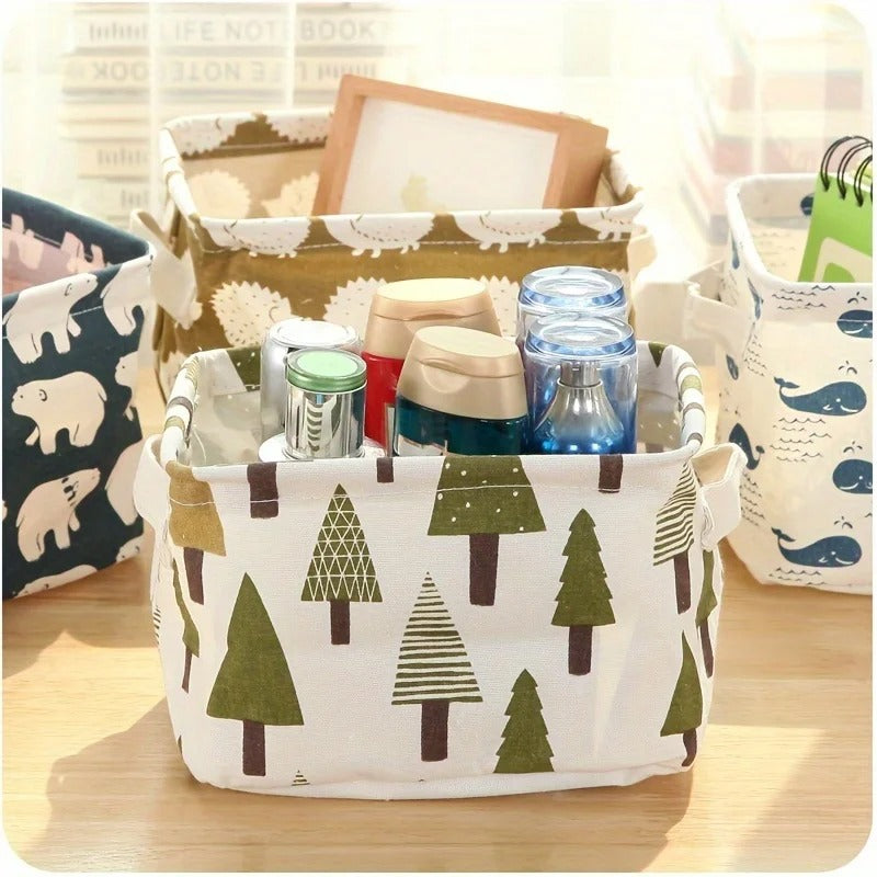 panier de rangement motif sapin idée cadeau noël produit hygiène