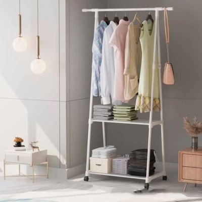 portant vĂȘtement avec Ă©tagĂšres chambre chevet suspension