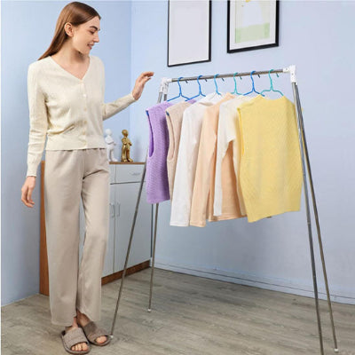 portant vetement sechoire linge femme suspend gilet chemise gain place