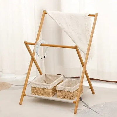 portant vêtement suspendre habit serviettes organisé linge buanderie