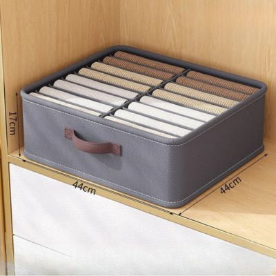 rangement tiroir gris 44x44x17 cm