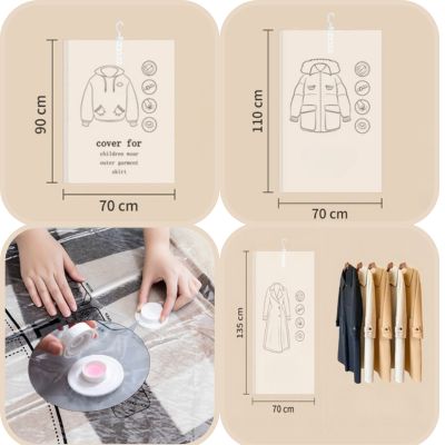 sac sous vide vêtement dimension 90 a 135 cm hauteur valve bouton