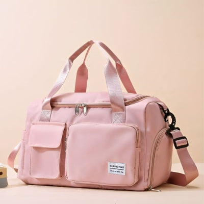 sac voyage rose poche chausssure multimedia