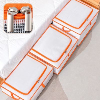 3 sacs de rangement double zip dessous le lit