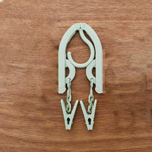 Cintre pliable vert