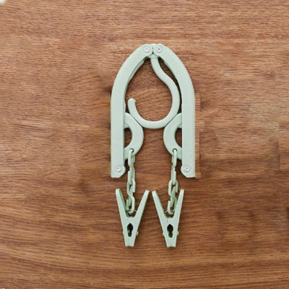 Cintre pliable vert
