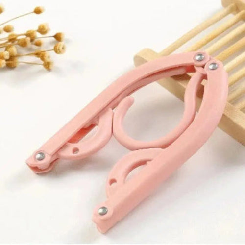 Cintre pliant rose bisous