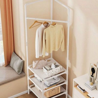 armoire d angle vue du dessus penderie étagère chambre chevet