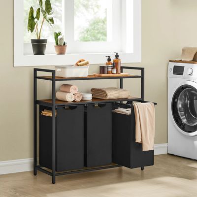 bac a linge 3 compartiments cuisine fenêtre machine à laver