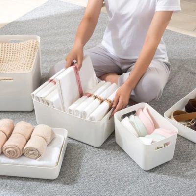 boite de rangement femme range linge différente longueur