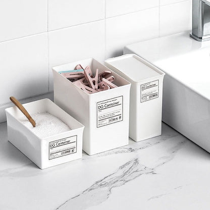 boite de rangement plastique blanc brillant meilleurs du marche