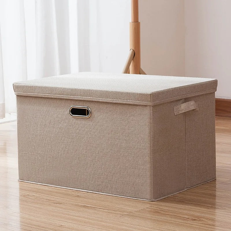 boite de rangement pour vetement beige