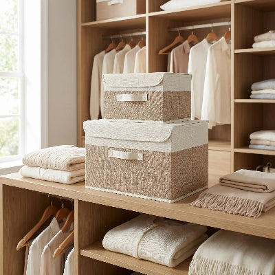 boite de rangement pour vetement superpose etagere dressing