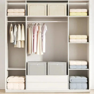 boite de rangement vetement dressing étagère hauteur et basse