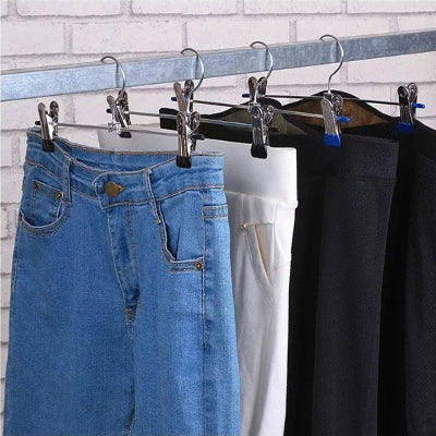 cintre à pantalon pour un rangement facile vêtements lourd