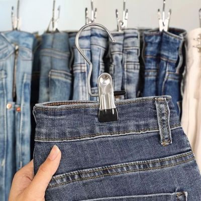 cintre pince optimise le rangement jean pantalon