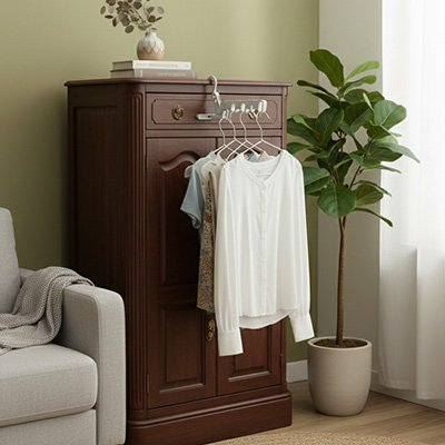 cintre suspendu vetement accroche commode