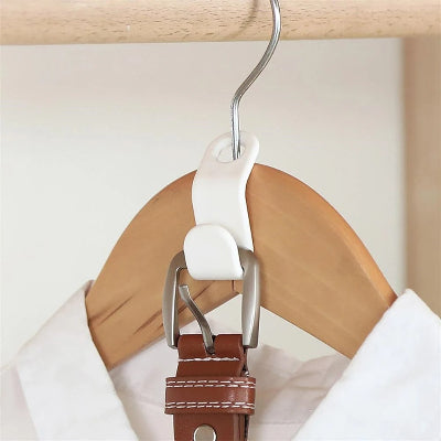 crochet cintre ceinture gain de place vertical double stockage