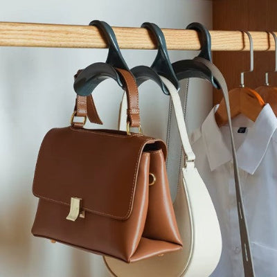 crochet pour sac à main noir suspendu penderie vêtement