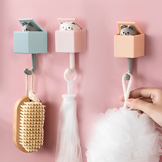 crochets muraux accroché brosse éponge