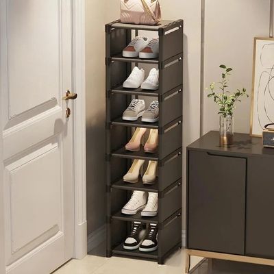 étagères a chaussures noir 8 niveaux