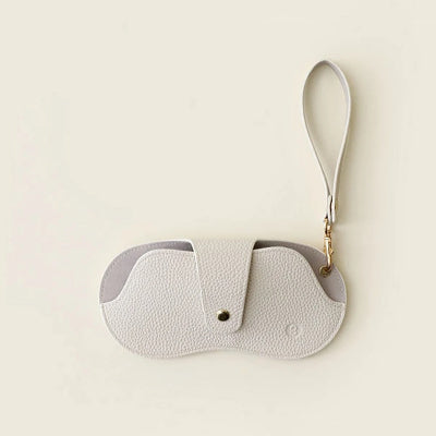 étui à lunettes blanc