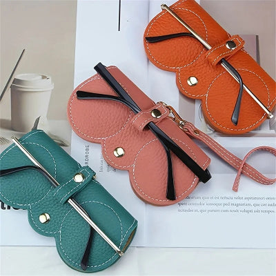 étui à lunettes universel orange rose vert