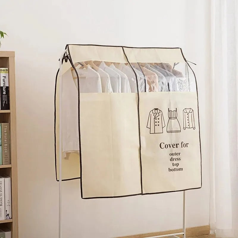 Housse à vêtements beige