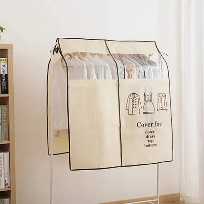Housse à vêtements beige