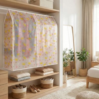 housses penderie vetements dressing miroir lit chevet