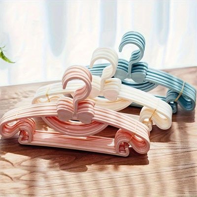 Lot de 10 cintre enfant noeud papillon rose blanc bleu