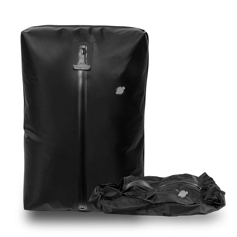 organisateur de valise avant compression après compression