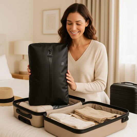 organisateur de valise femme prépare bagage sans stress gain place