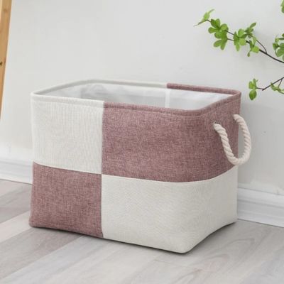 panier rangement blanc rouge le meilleur du marche