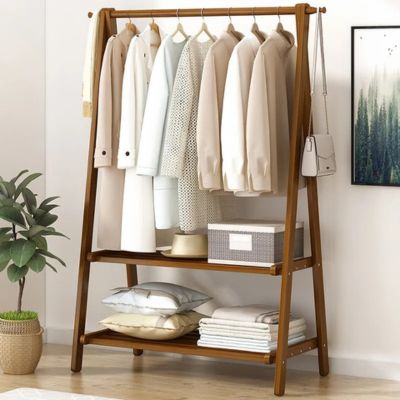 portant vêtement bois chapeau boite rangement sac à main manteau suspendu