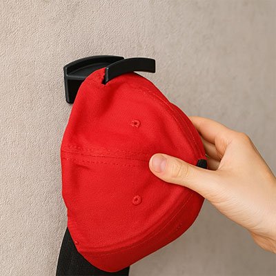 porte casquette fixe au mur accroche casquette