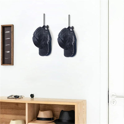 porte casquette mural noir entrée porte commode
