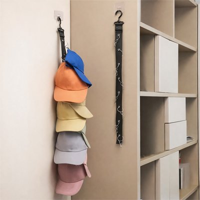 porte casquette suspendu coté dressing